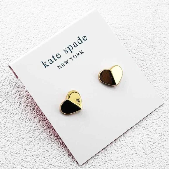 Kate Spade Heart Stud Earrings - Picture 1 of 1